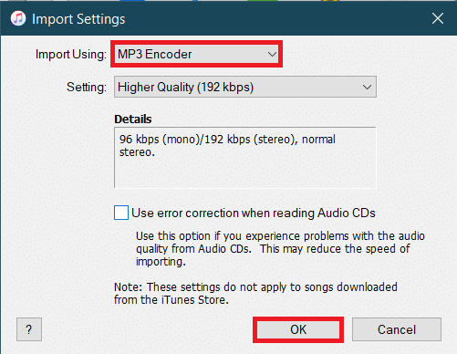 sélectionnez l'encodeur mp3.  Comment convertir M4B en MP3 dans Windows 10