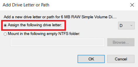 Cliquez sur l'option Attribuer la lettre de lecteur suivante.  Comment réparer WD My Passport Ultra non détecté sur Windows 10