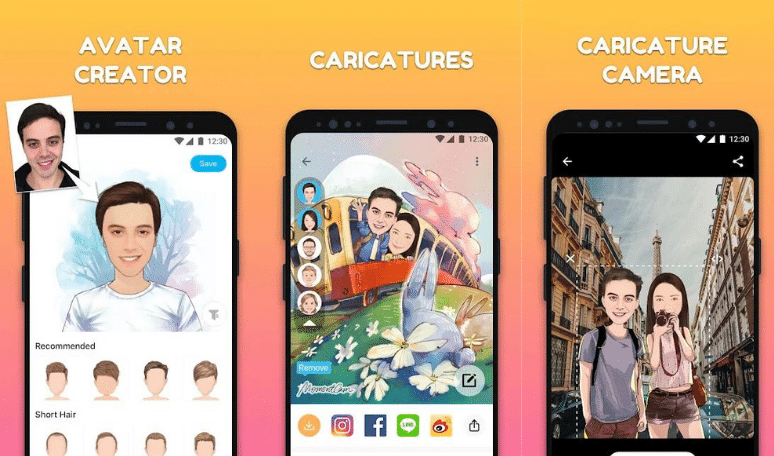 Dessins animés et autocollants MomentCam.  11 meilleures applications Animoji pour Android