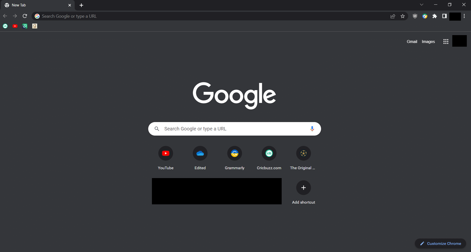 Nouvel onglet dans Chrome.  Comment supprimer les sites les plus visités sur Google Chrome