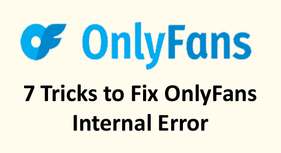 Erreur interne OnlyFans